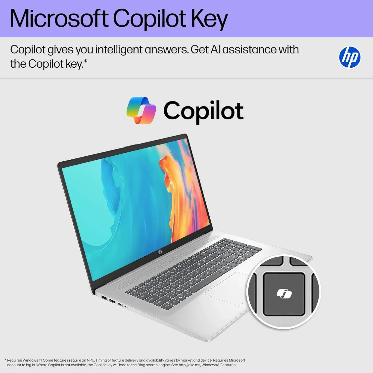 HP 17 Laptop Connectivity Ports