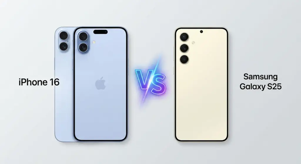 iPhone 16 vs Samsung S25